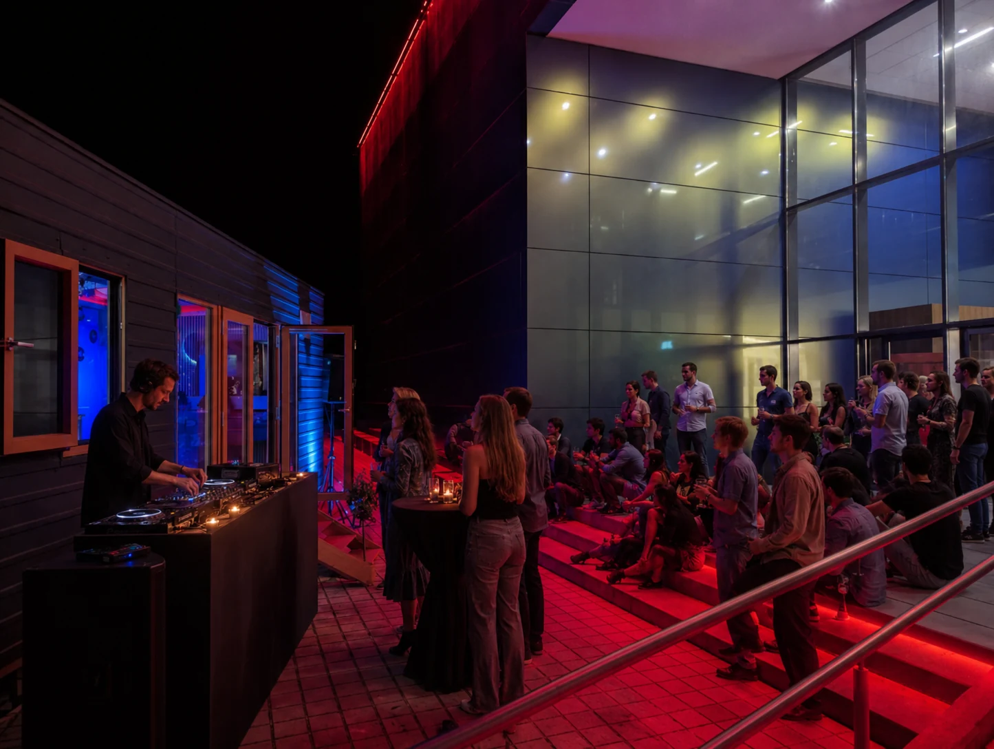 DJ an der Music Lounge bei Event